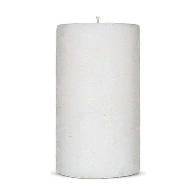 Rustic Soy Blend Small Pillar Candle - White