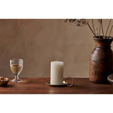 Rustic Soy Blend Small Pillar Candle - White