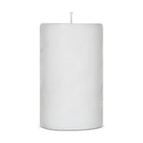 Rustic Large Soy Blend Pillar Candle - White