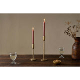 Rustic Soy Blend Dinner Candles - Rust - Set of 2