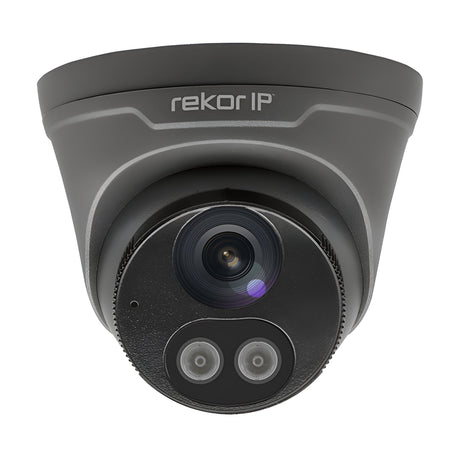 Rekor IP 24/7 IP PoE 2MP 2.8mm Dome Camera - Grey