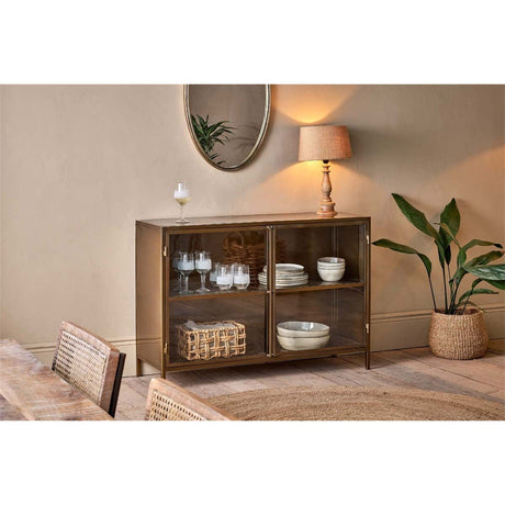 Ranchi Iron Sideboard - Antique Brass