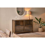 Ranchi Iron Sideboard - Antique Brass