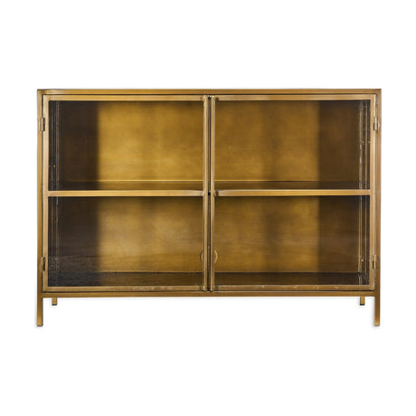Ranchi Iron Sideboard - Antique Brass