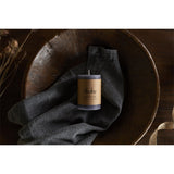 Rustic Mini Soy Blend Pillar Candle - Charcoal
