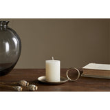 Rustic Mini Soy Blend Pillar Candle - White