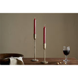 Rustic Soy Blend Dinner Candles - Dark Cherry - Set of 2