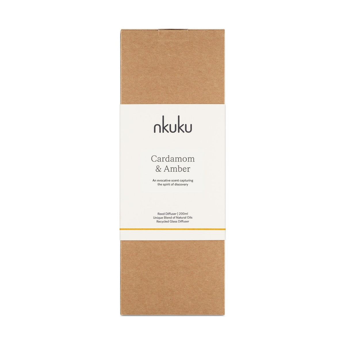 Cardamom & Amber 200ml Reed Diffuser - Aged Smoke