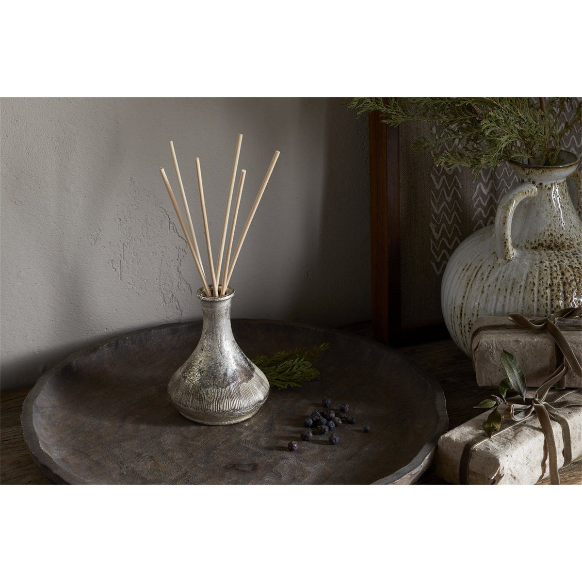 Juniper & Fir 200ml Reed Diffuser - Antique Gold