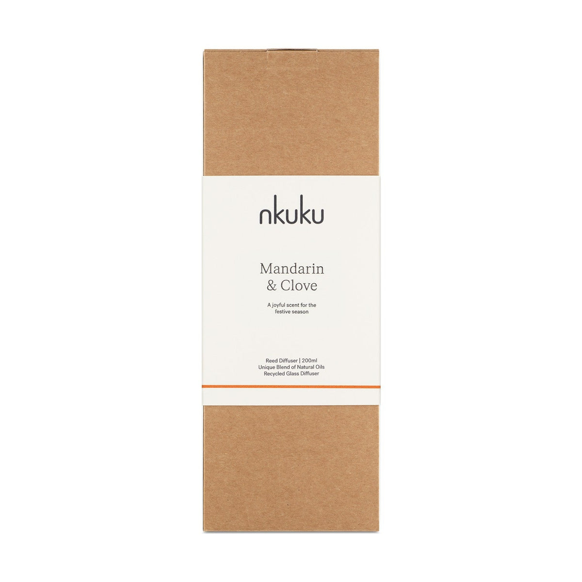 Mandarin & Clove 200ml Reed Diffuser - Antique Gold