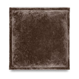 Renwal 50 x 50cm Velvet & Linen Cushion Cover - Brown