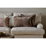 Renwal 50 x 50cm Velvet & Linen Cushion Cover - Brown