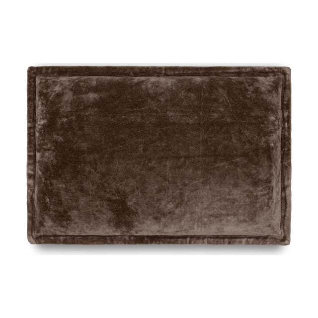 Renwal 60 x 40cm Velvet & Linen Cushion Cover - Brown