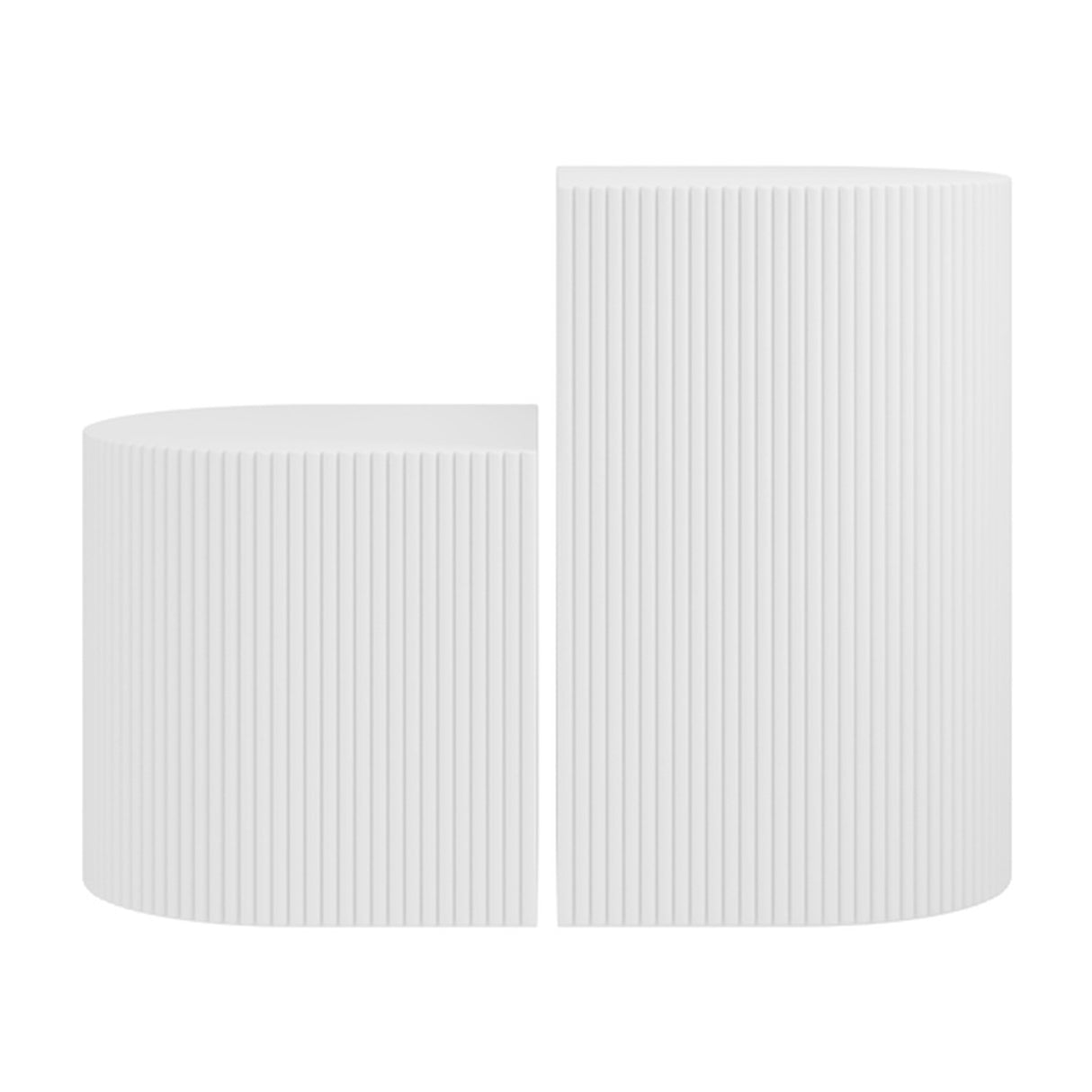 Reed Side Table - White
