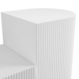 Reed Side Table - White