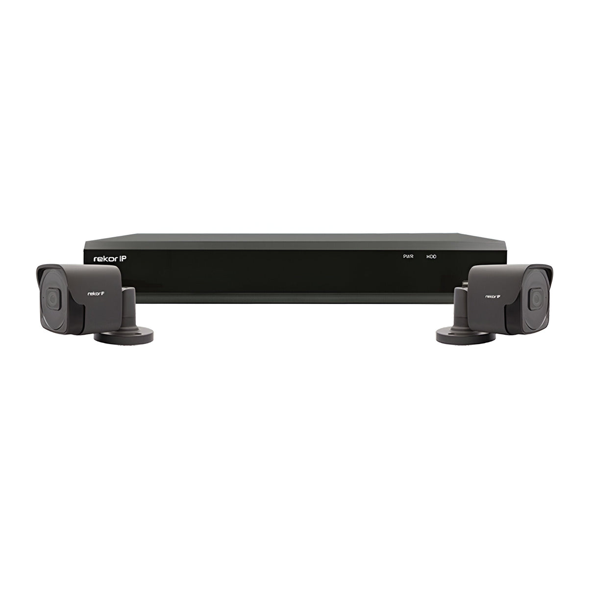 4 Channel IP 1TB 2MP 2 Bullet Camera Kit - Grey