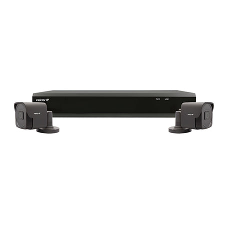 4 Channel IP 1TB 2MP 2 Bullet Camera Kit - Grey