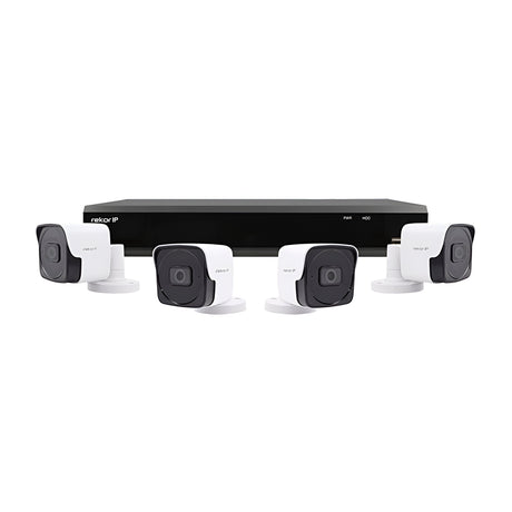 4 Channel IP 1TB 2MP 4 Bullet Camera Kit - White