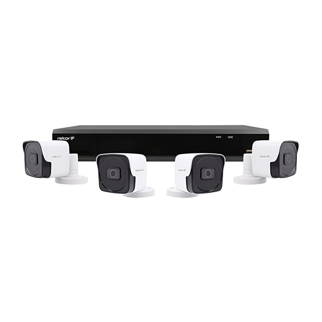 4 Channel IP 1TB 2MP 4 Bullet Camera Kit - White