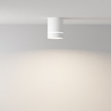 Additional perspective of Orlo LED Round Surface Downlight in White, showcasing its smooth and functional structure.