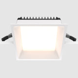 Element detail of Okno LED Round Recessed Downlight in White, emphasizing a subtle and minimalist finish for modern spaces.