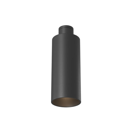 Maytoni Focus 13W 3000K LED track light, small cylindrical surface-mounted downlight in matt black aluminium, shown on a plain white background.