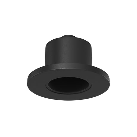 Maytoni Holity recessed downlight trim ring in matt black powder-coated steel, shown against a plain white background.