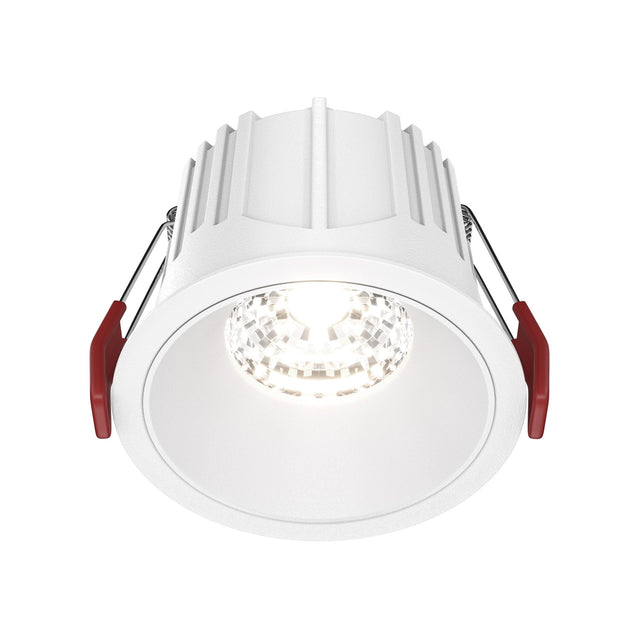 Alfa LED Dimmable Fixed Round Recessed Downlight in white, ideal for adding a sophisticated touch to any interior.