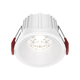 Alfa LED Fixed Round Recessed Downlight in white, a sleek addition to any modern lighting scheme.