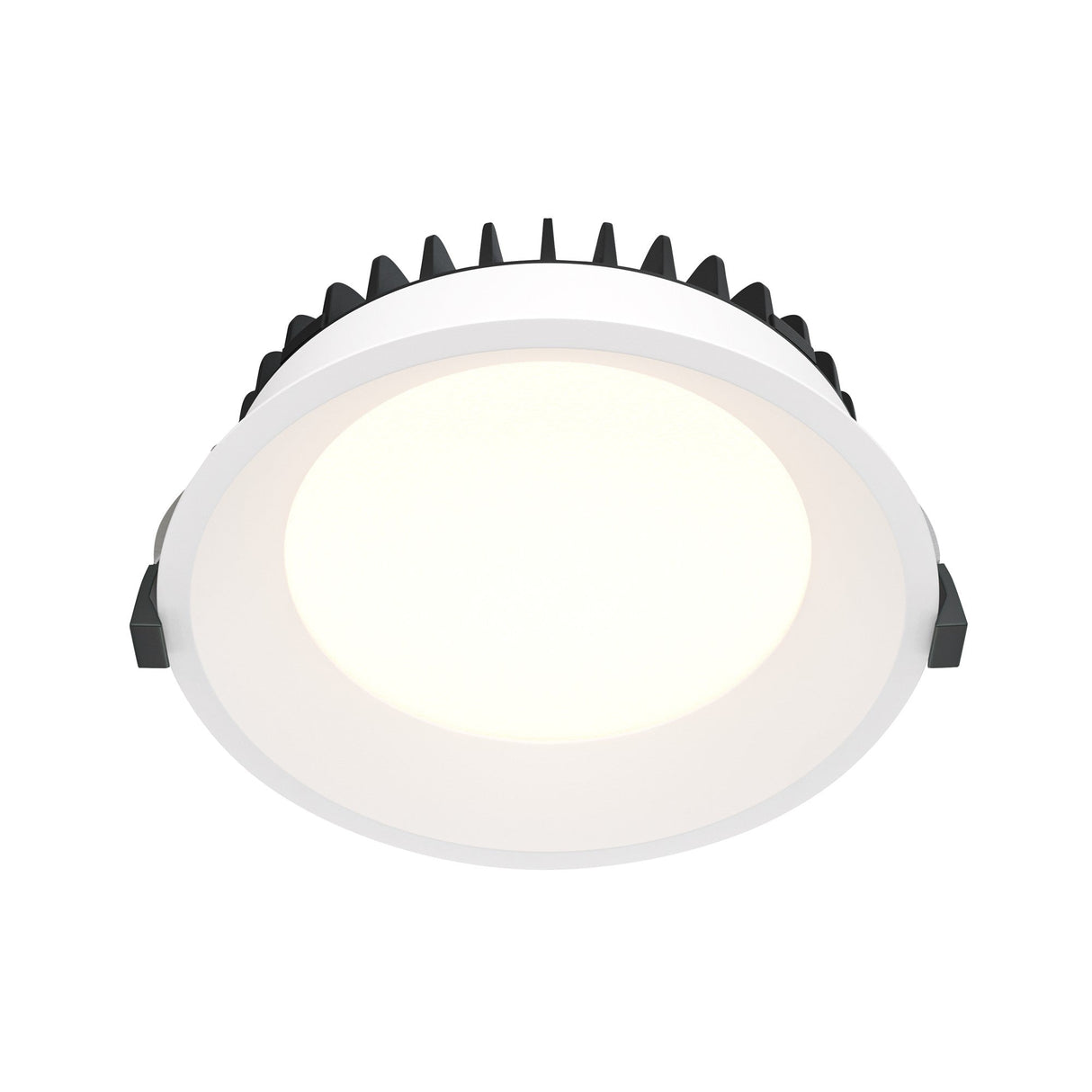 Okno LED Round Recessed Downlight in White, featuring a modern round design ideal for unobtrusive recessed ceiling lighting.