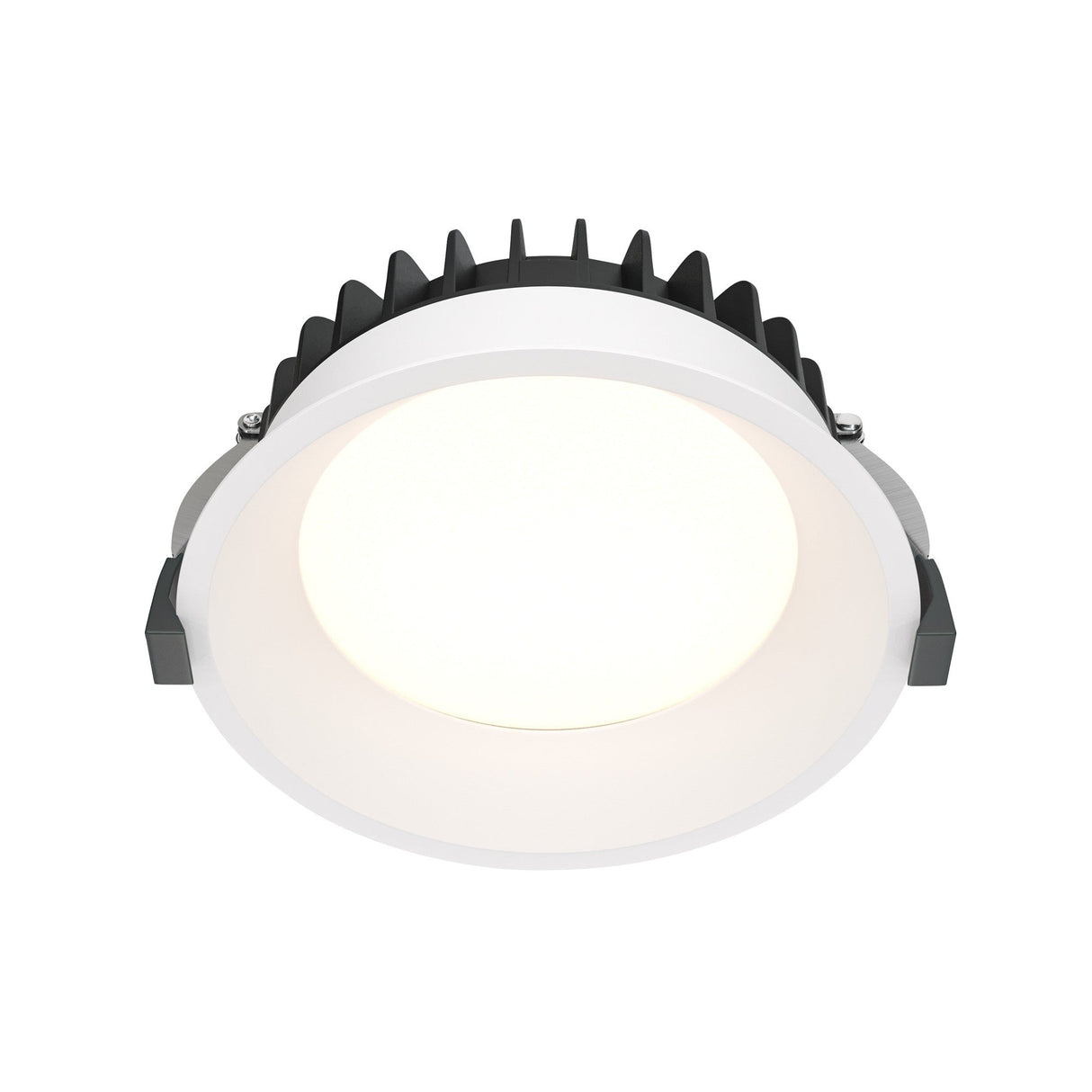 Okno LED Round Recessed Downlight in white, offering a rounded shape with a recessed design for seamless ceiling integration
