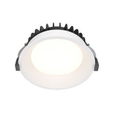 Okno LED Round Recessed Downlight in white, offering a rounded shape with a recessed design for seamless ceiling integration