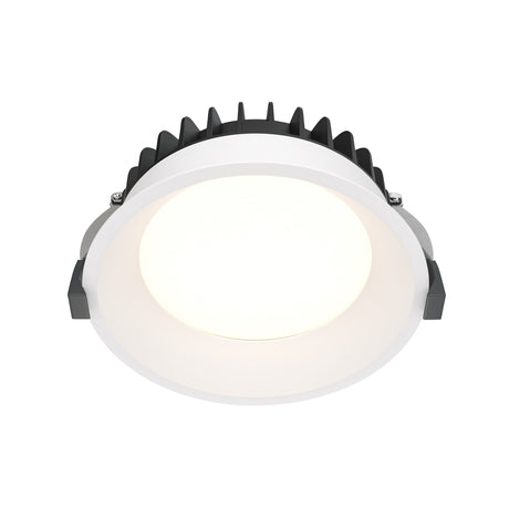 Okno LED Round Recessed Downlight in white, offering a rounded shape with a recessed design for seamless ceiling integration