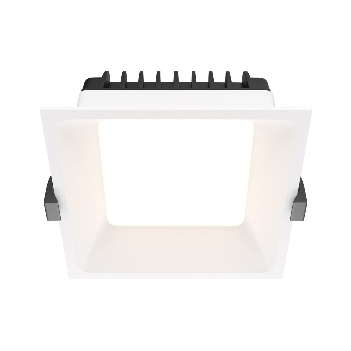 Okno LED Square Recessed Downlight in white, featuring a square design and recessed installation for a streamlined lighting effect