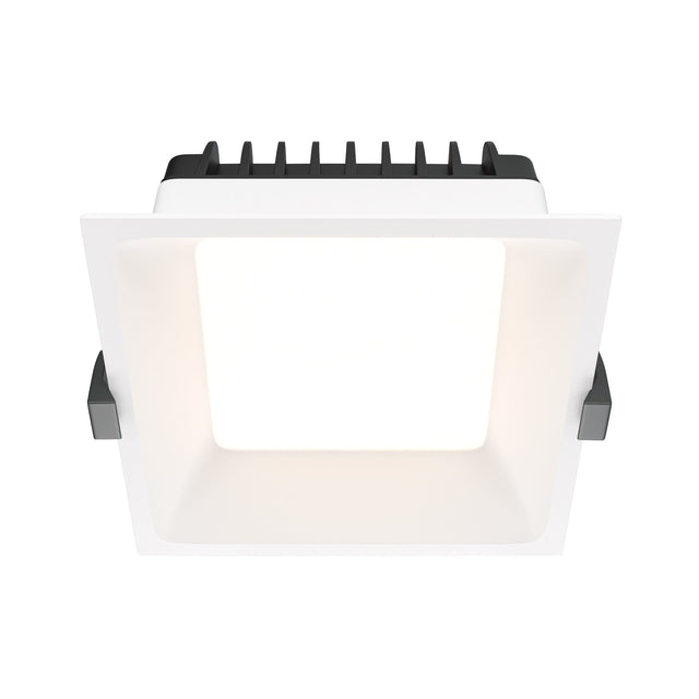 Okno LED Square Recessed Downlight in white, featuring a square design and recessed installation for a streamlined lighting effect