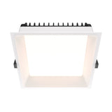 Okno LED Square Recessed Downlight in White, featuring a modern square design ideal for recessed lighting in contemporary spaces.