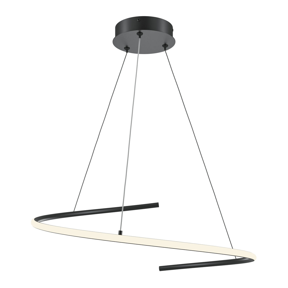 Pendant lamp Curve 31W adjustable color temperature 3000-4000K