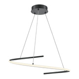 Pendant lamp Curve 31W adjustable color temperature 3000-4000K