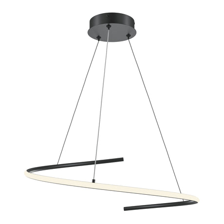 Pendant lamp Curve 31W adjustable color temperature 3000-4000K