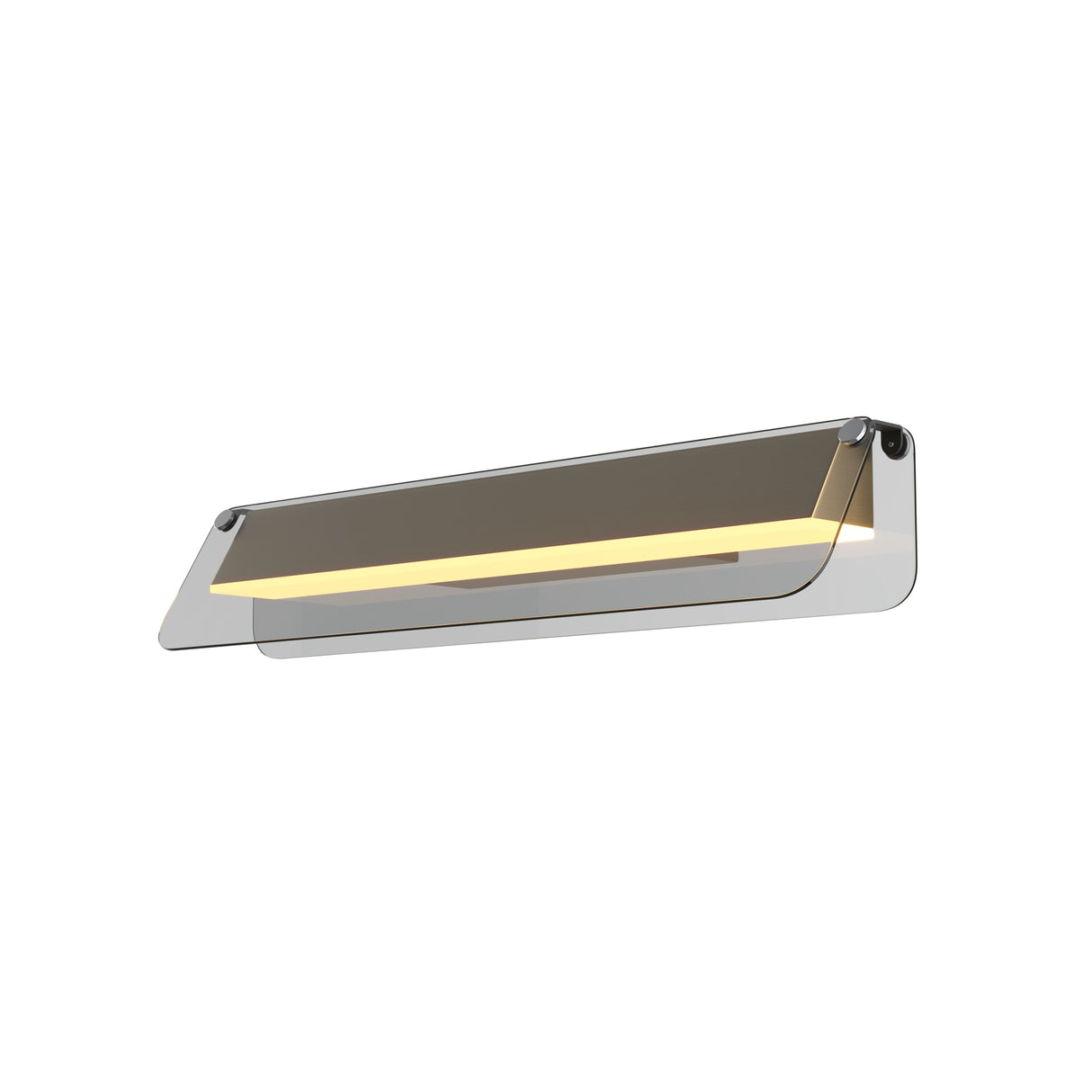 Flat Ring LED Wall Light 430mm - Black