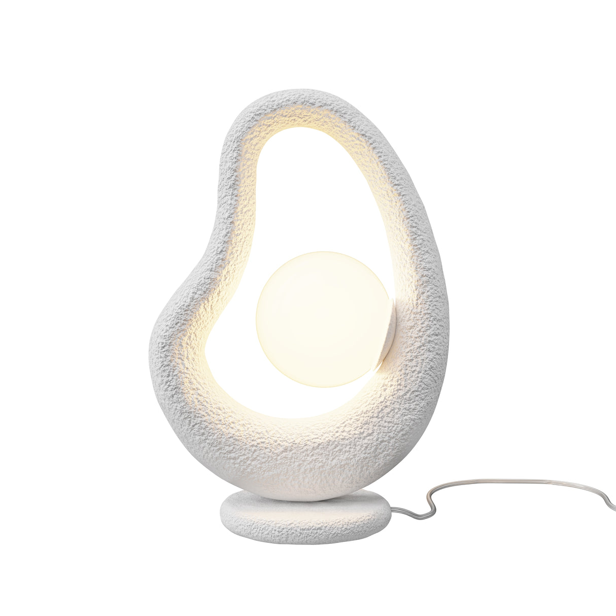 Opus Concrete Table Lamp - White