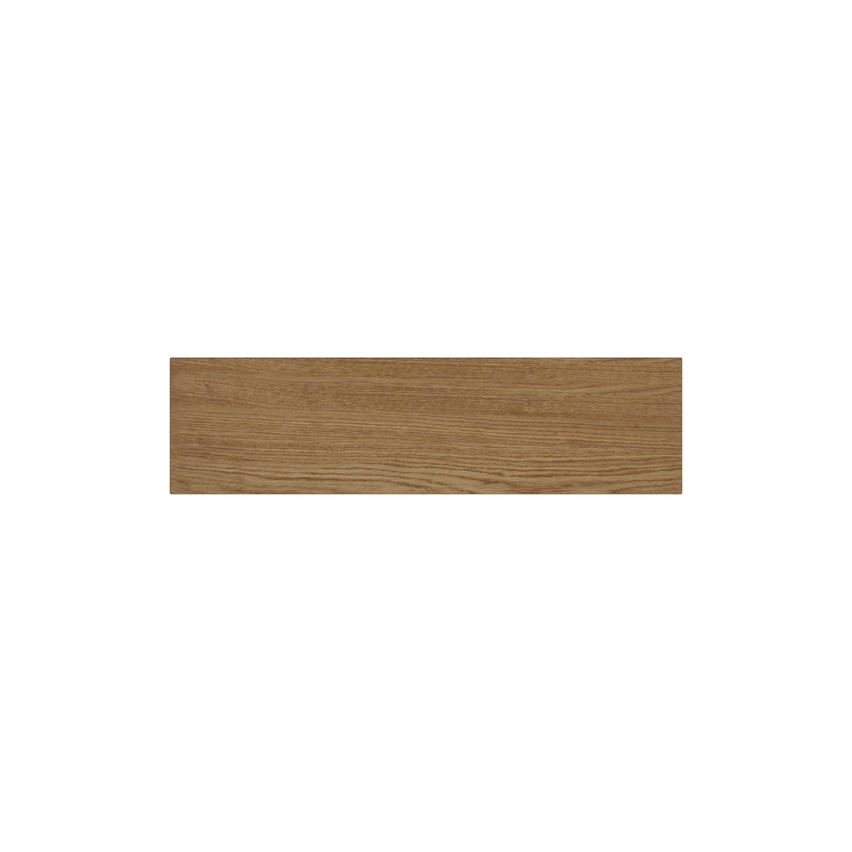 Maytoni Basic Texture rectangular LED wall light with wood-grain finish, shown horizontally on a plain white background.