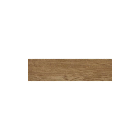 Maytoni Basic Texture rectangular LED wall light with wood-grain finish, shown horizontally on a plain white background.