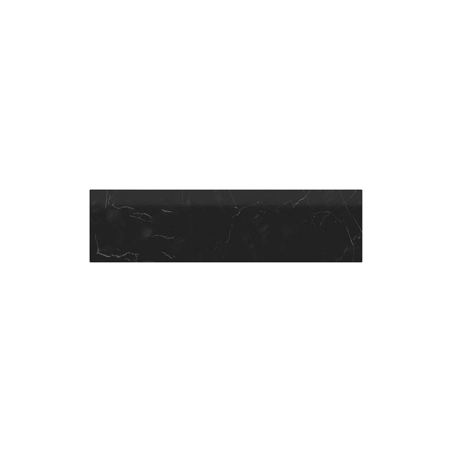 Maytoni Basic Texture 300mm LED wall light with a slim rectangular black marble-effect body, shown on a plain white background.
