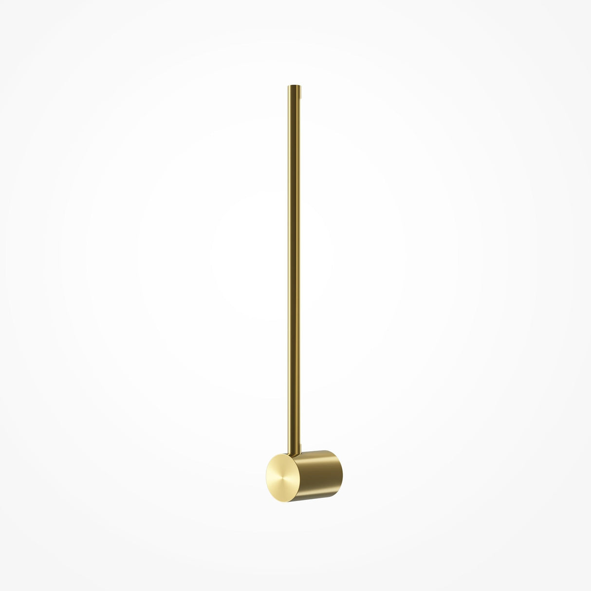 Light Stick LED Wall Light, 7W 3000K – Brass, showcased on a plain white background. Its sleek brass design is minimalist and modern.