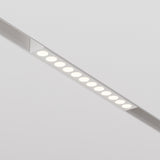 Close-up of the Points DALI CCT LED Dimmable Linear Track Light, with twelve 12W circular LEDs (2700-6000K), set against a plain white ceiling.