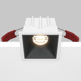Alfa LED Dimmable Fixed Square Recessed Downlight with adjustable lighting, providing directional lighting for versatile applications