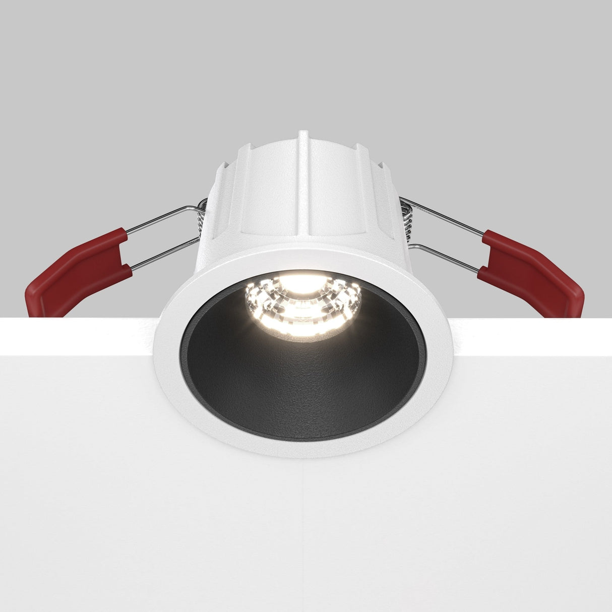 Alfa LED Downlight with mobility and control options in White & Black, round recessed style  
