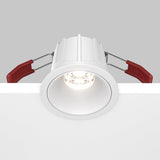 Alfa LED Round Downlight in White with mobility feature