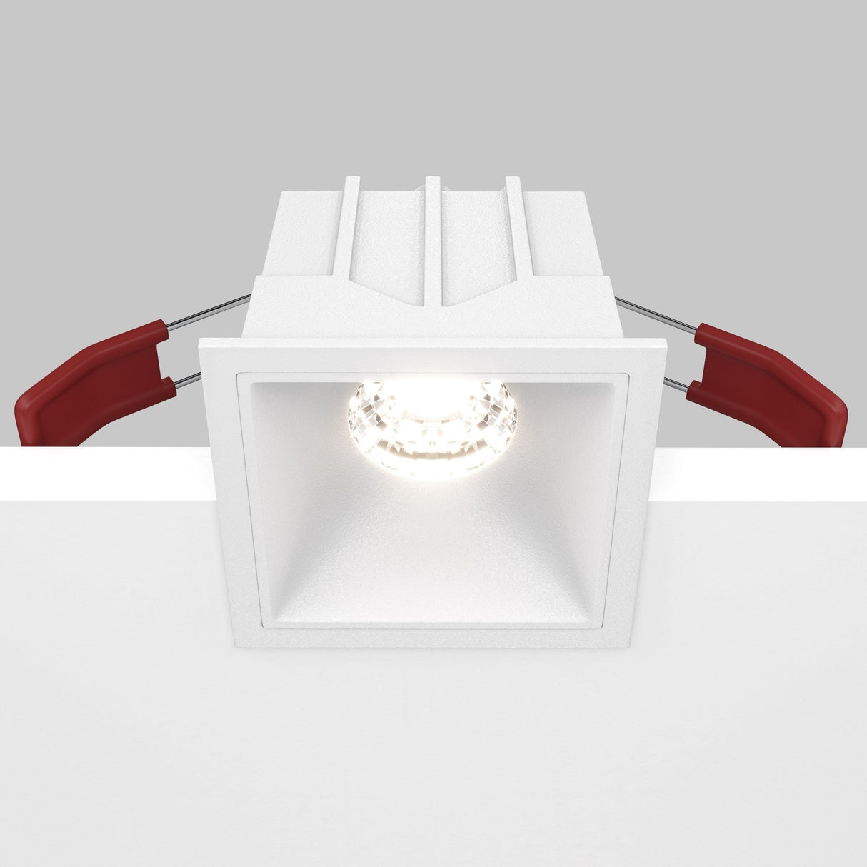Alfa LED Downlight in White with flexible positioning feature